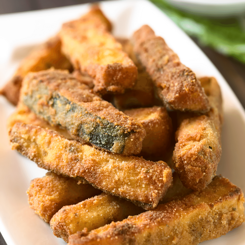 Crispy Fried Courgettes