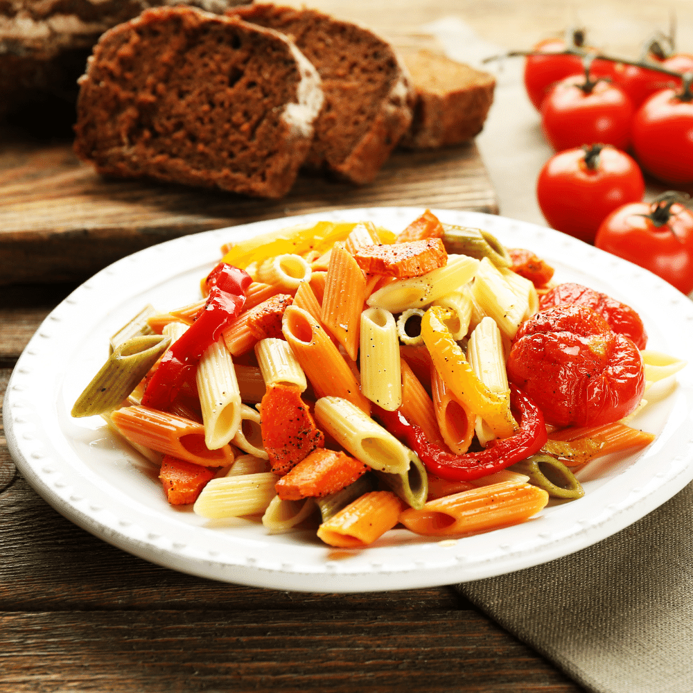 Tomato-Pepper Pasta Salad