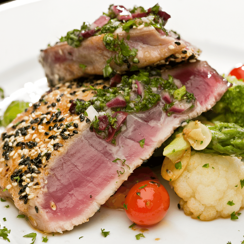 What To Serve with sesame crusted tuna