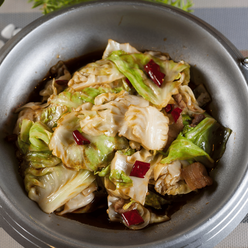 Braised Cabbage and Onions