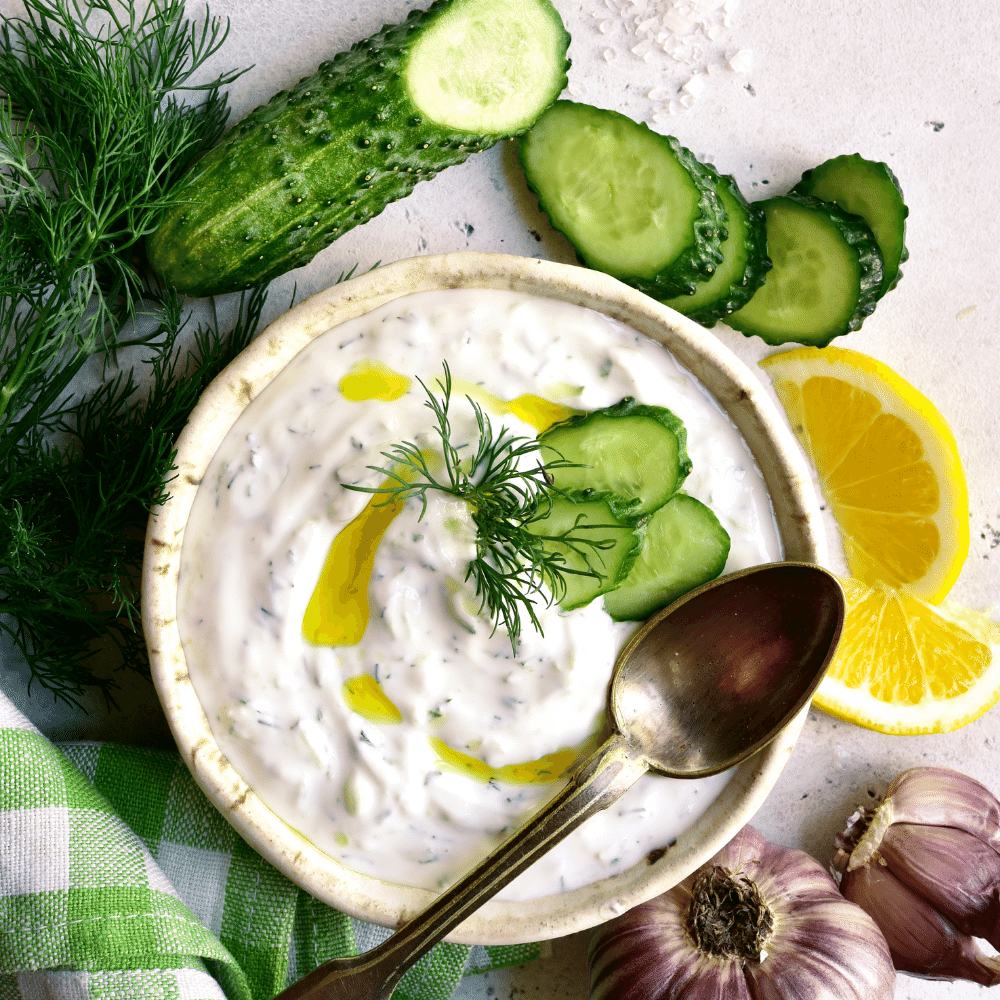 Greek Yogurt Tzatziki Sauce