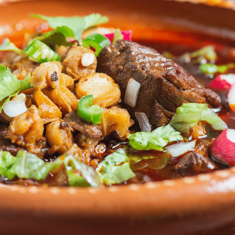 Mexican Red Pozole with Pork