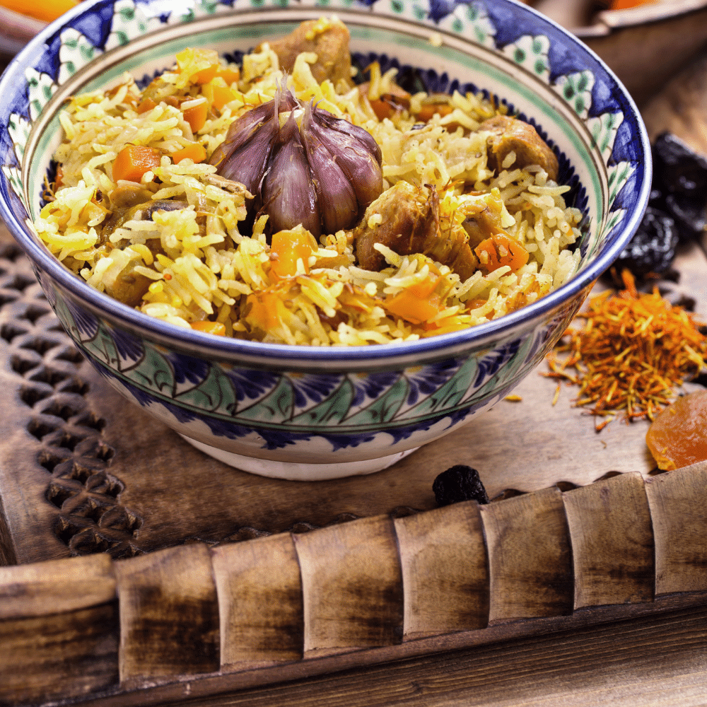 Spicy Rice Pilaf with Saffron