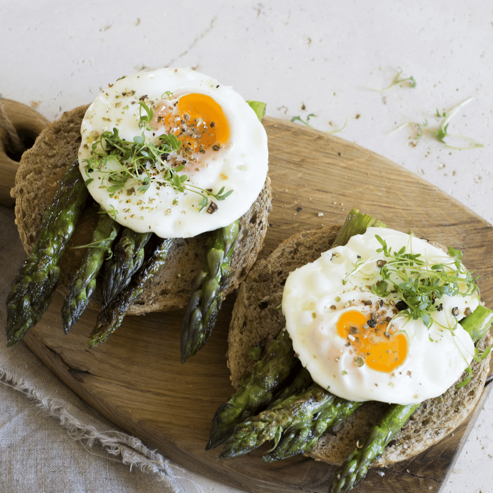 Asparagus eggs