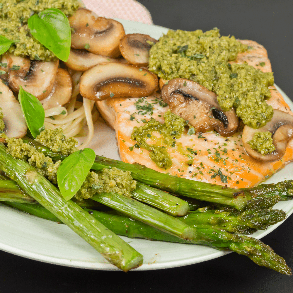 Benefits of Serving Side Dishes with Pesto Salmon