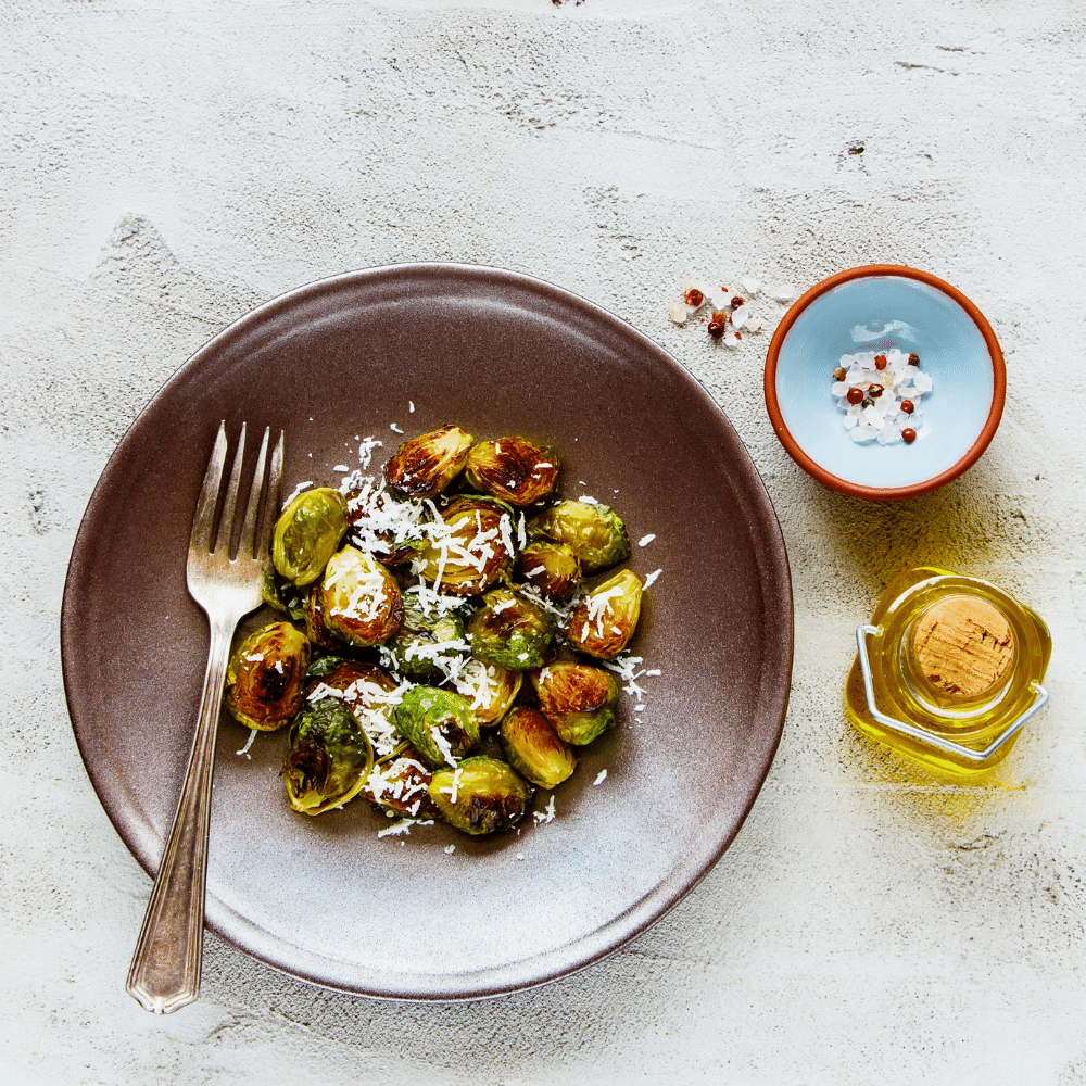 Crunchy Brussels Sprouts with Parmesan