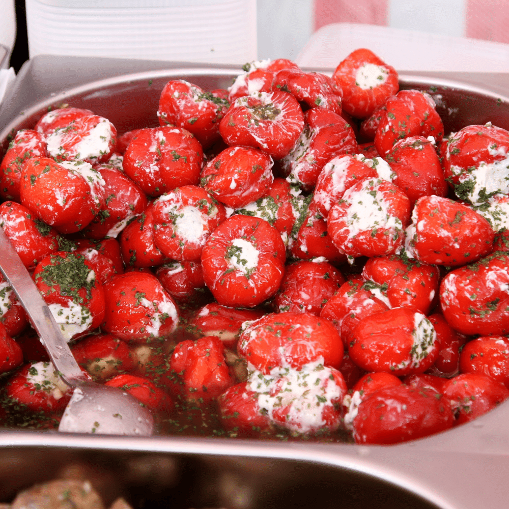 Feta-Stuffed Tomatoes