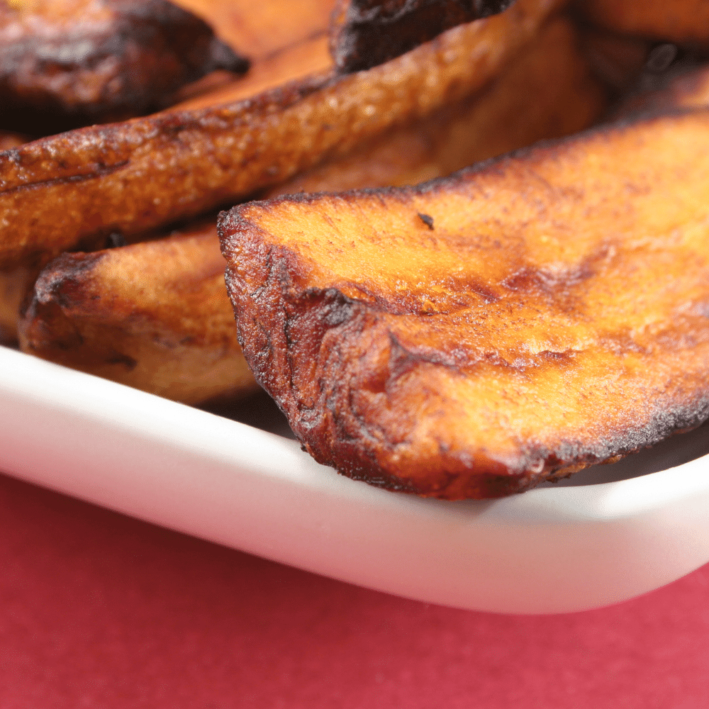 Fried Plantains with Honey Sauce