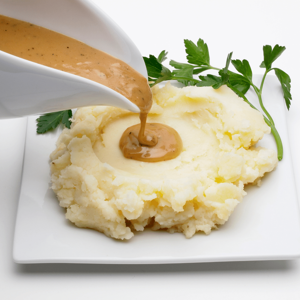 Mashed potatoes and gravy