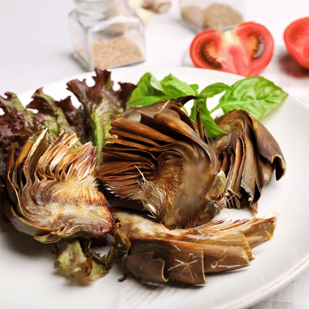 Mediterranean Roasted Artichokes