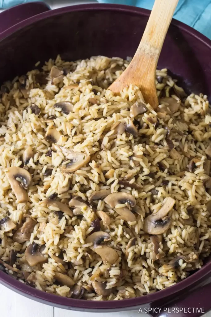 Rice Pilaf With Mushrooms