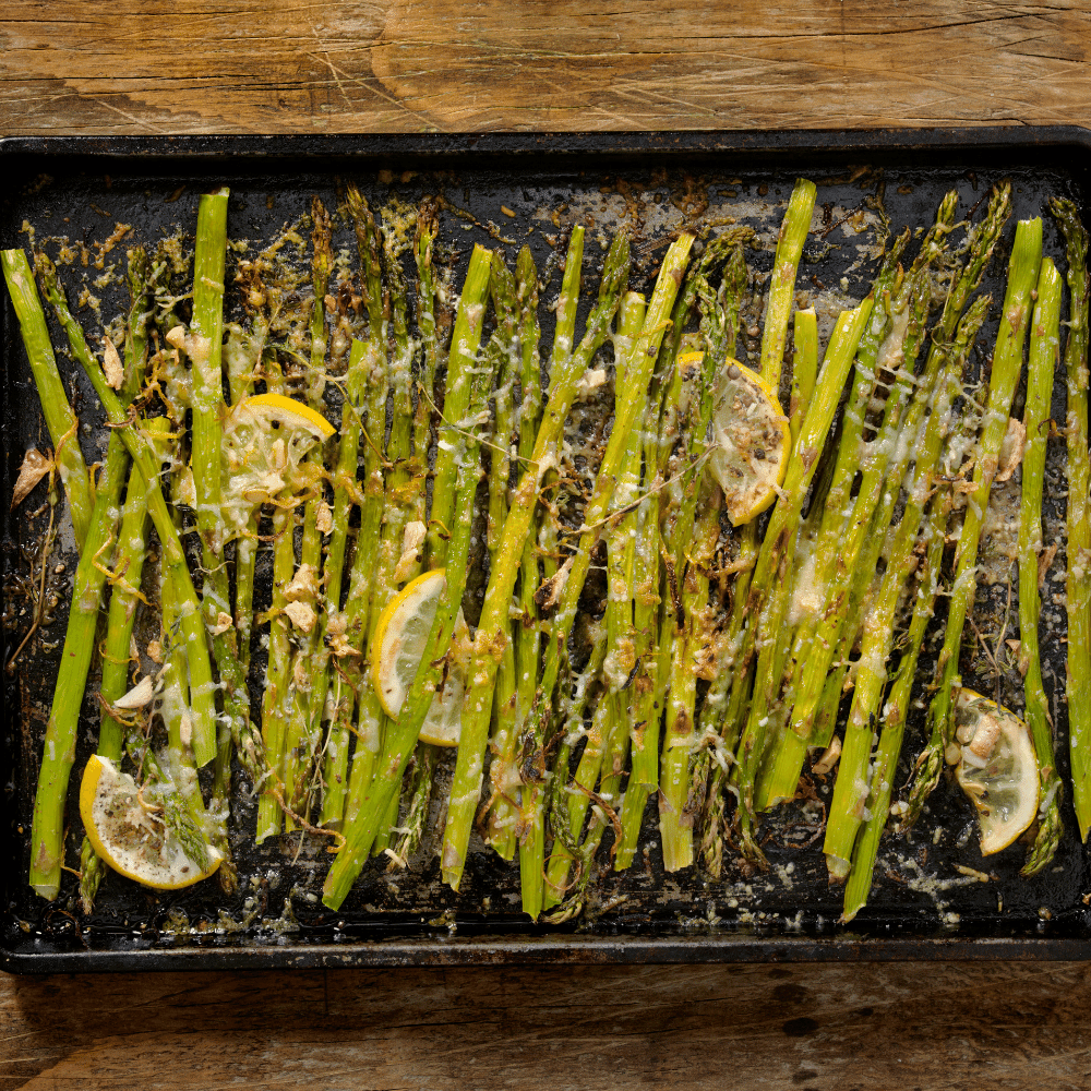 Roasted Asparagus with Lemon and Parmesan