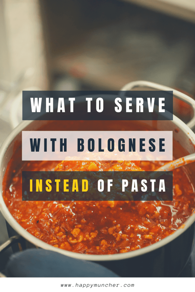 What to Serve with Bolognese Instead of Pasta (10 Options) – Happy Muncher