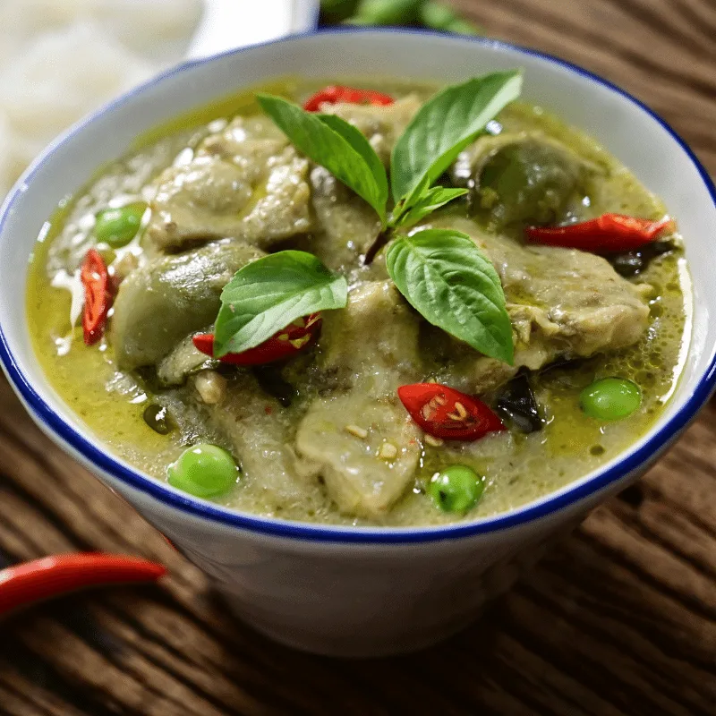 best veggies for Green Curry