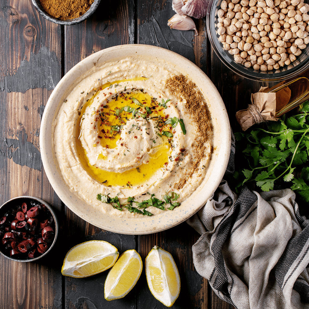 Hummus Without Olive Oil