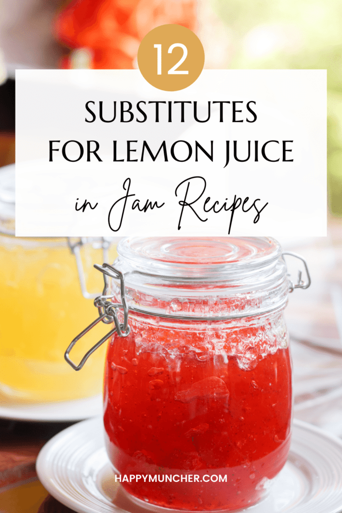 Substitute for Lemon Juice in Jam Recipes