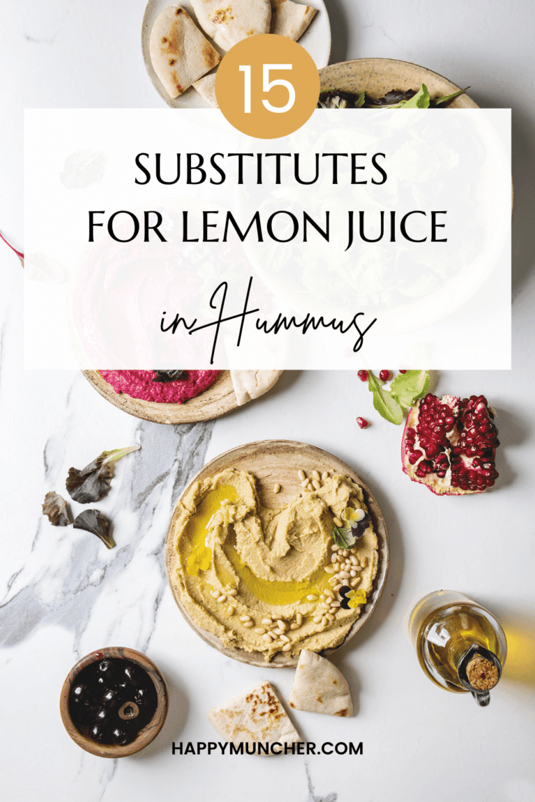15 Substitutes for Lemon Juice in Hummus Happy Muncher
