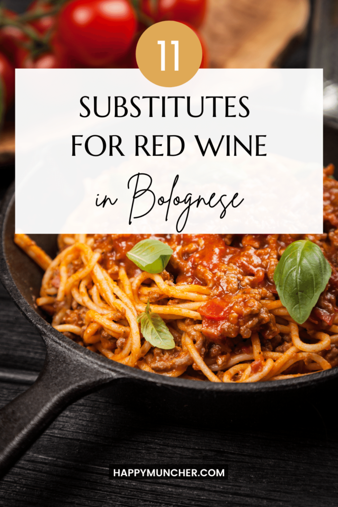 Substitutes for Red Wine in Bolognese