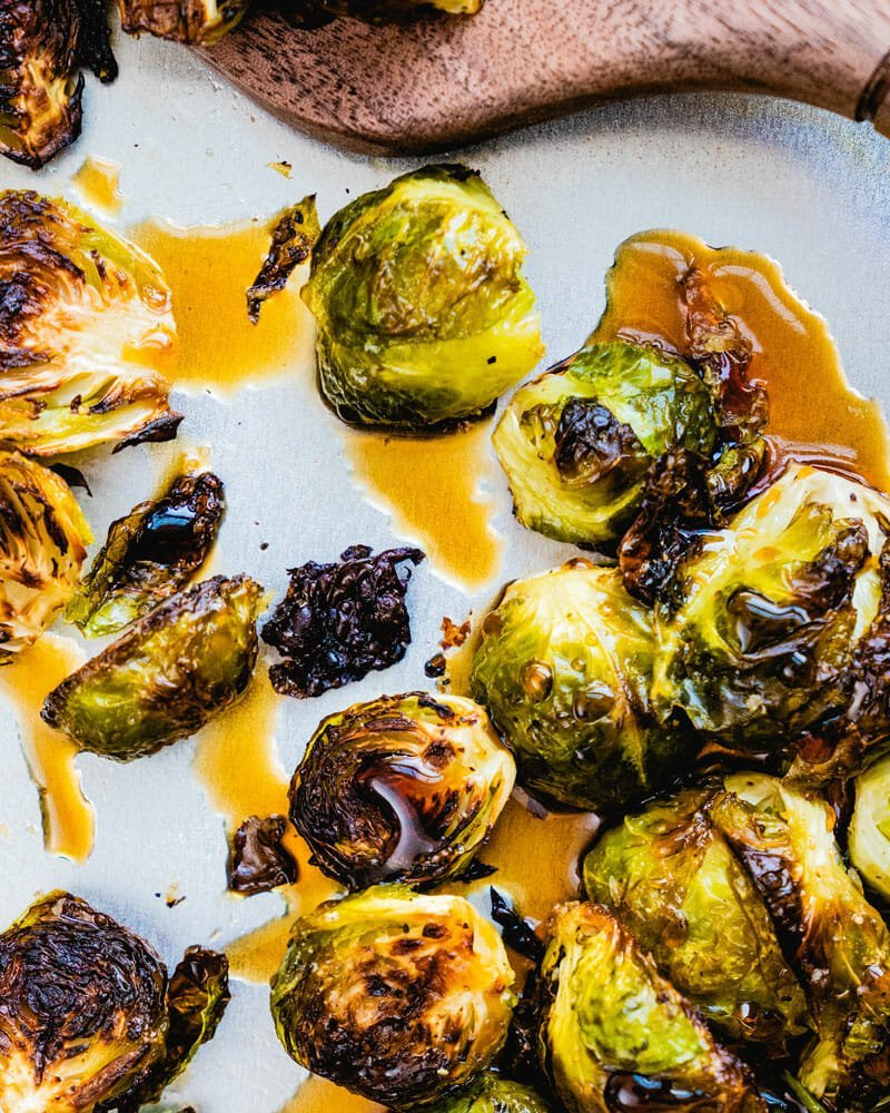 Brussels Sprouts with Maple Glaze