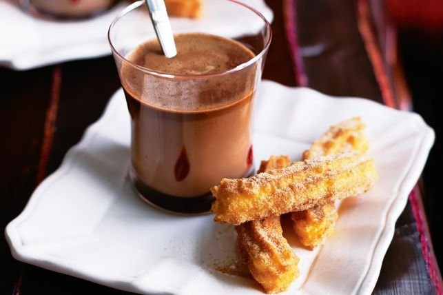 Spicy Churros with hot chilli chocolate