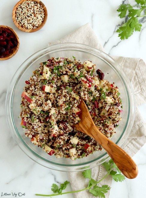 Quinoa Salad with Cranberries & Walnuts