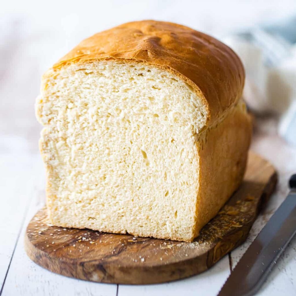 Soft white bread