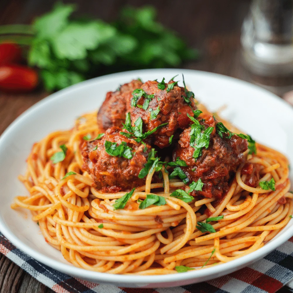 Spaghetti Sauce and Meatballs