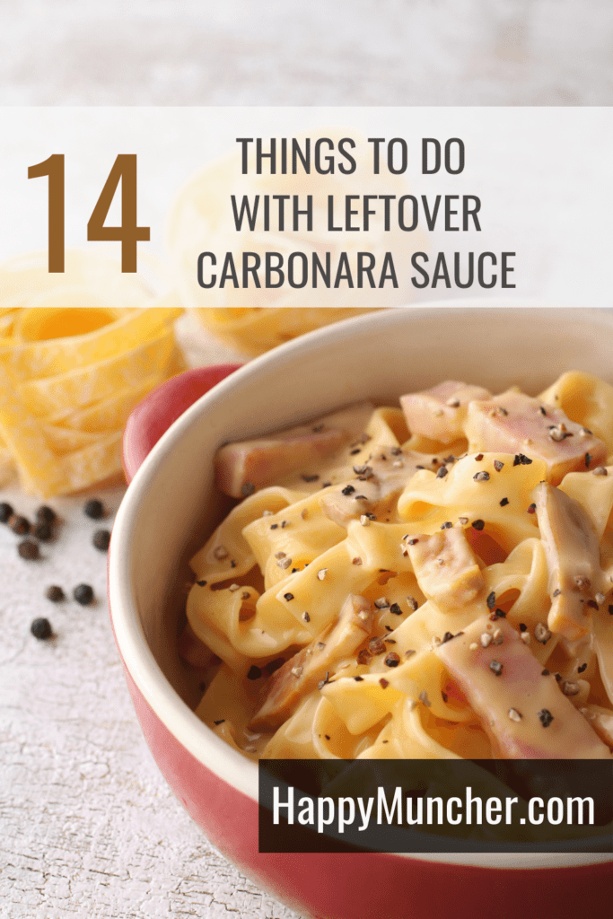 What to Do with Leftover Carbonara Sauce