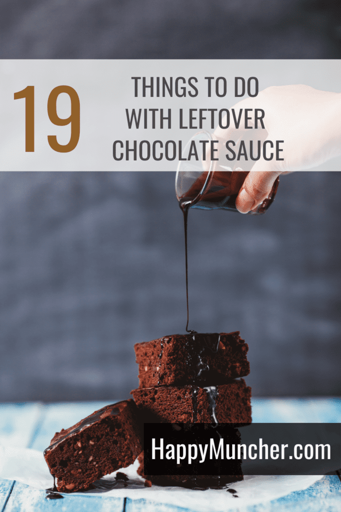 What to Do with Leftover Chocolate Sauce