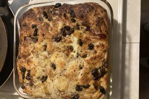 biscuits bread pudding