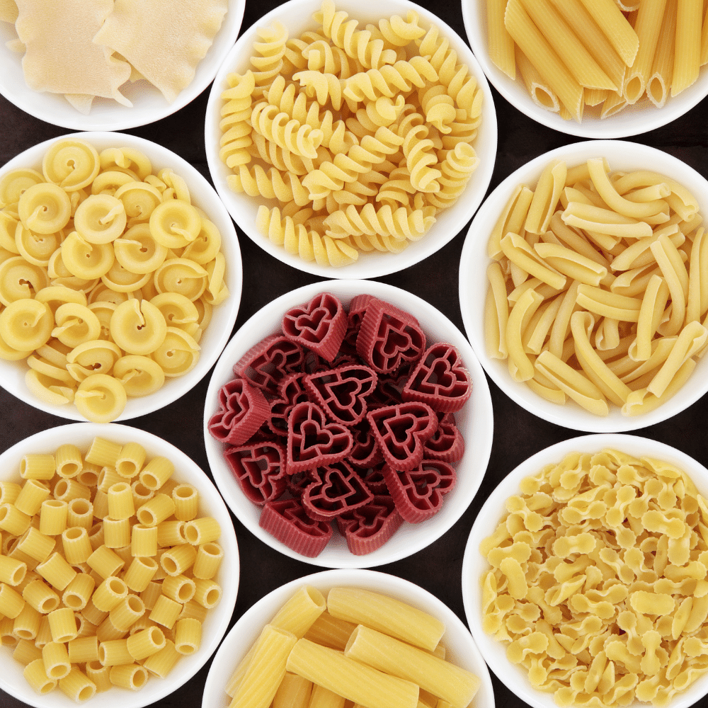 pasta shapes
