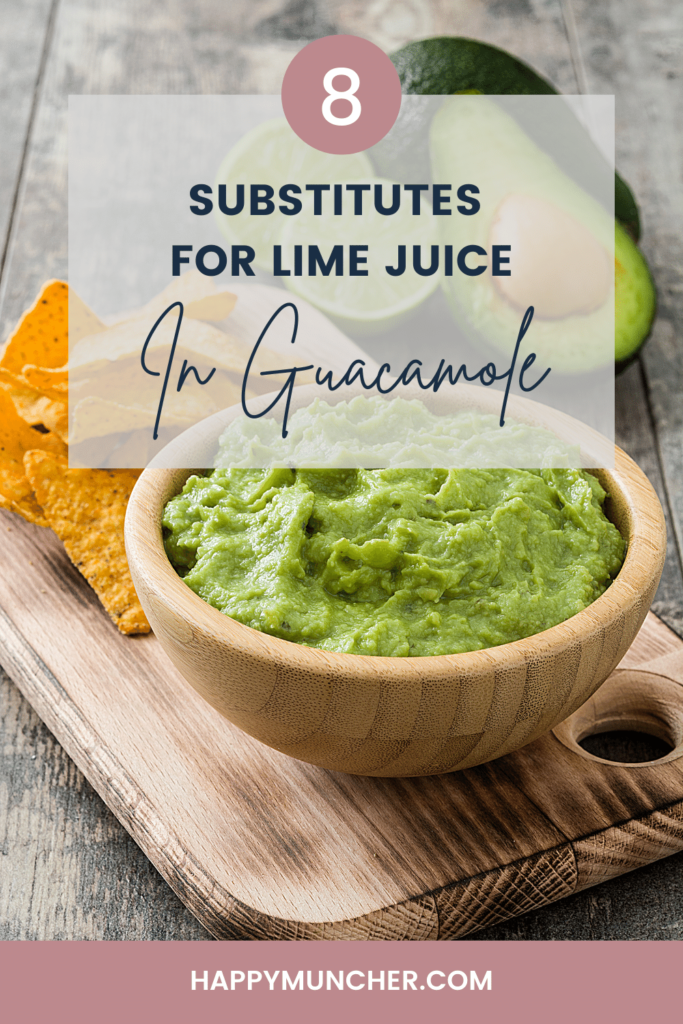 substitute for lime juice in guacamole