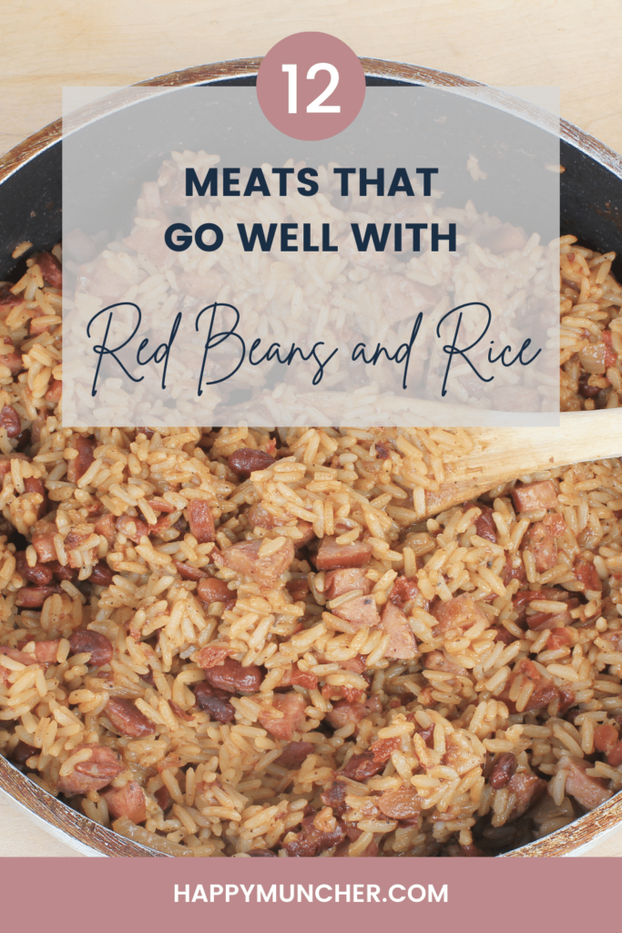 what meat goes with red beans and rice
