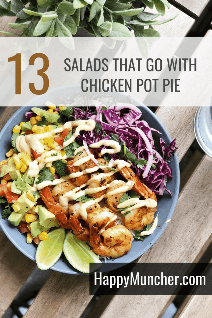 what salad goes with chicken pot pie