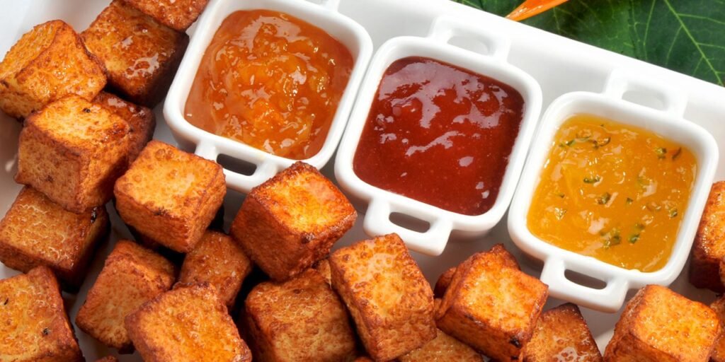 Fried Cheese Cubes