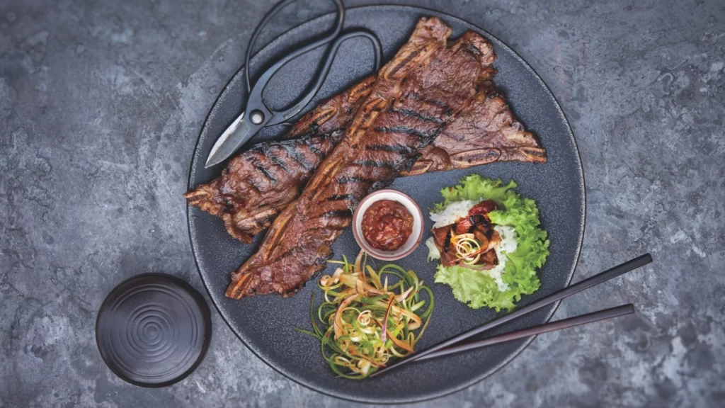 Korean BBQ Short Rib Lettuce Wraps Recipe