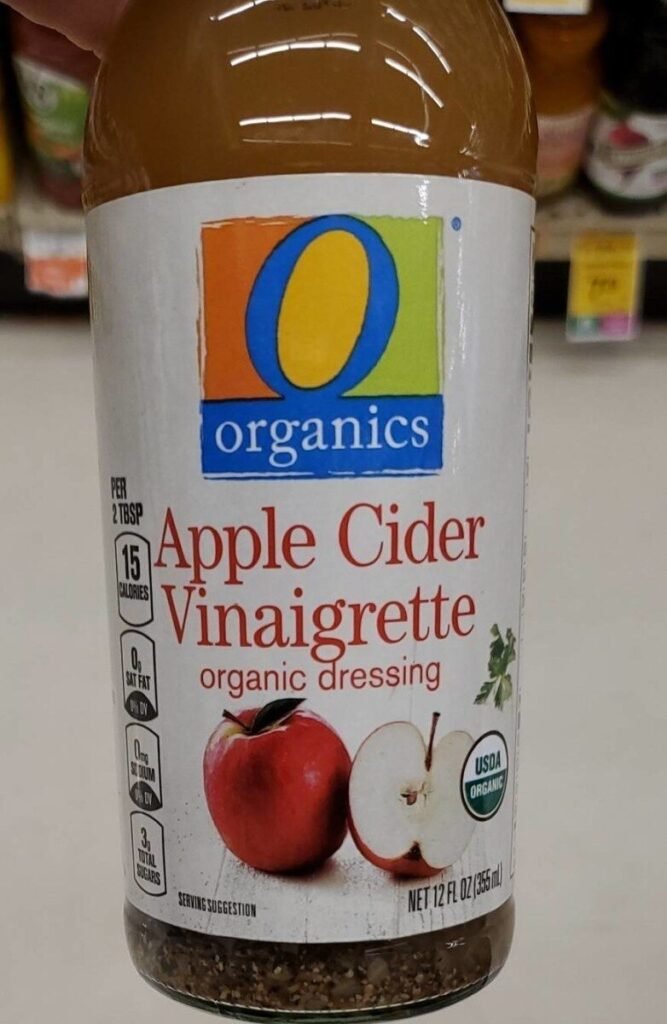 Organic Apple Cider Vinaigrette (Whole Foods)