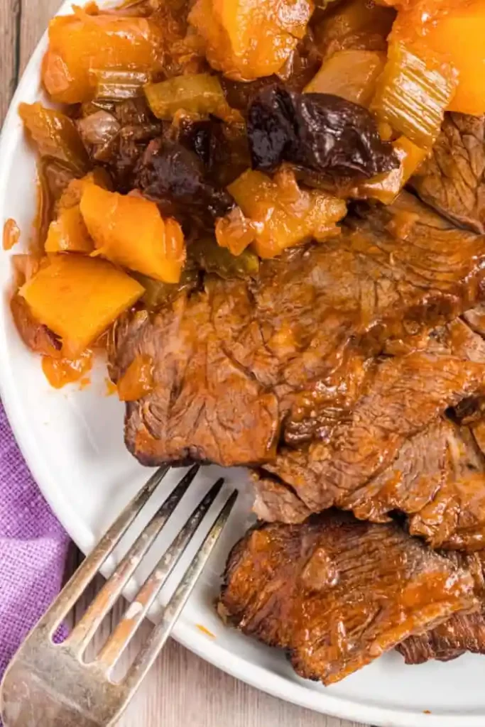 Pot Roast with Butternut Squash and Dried Plums