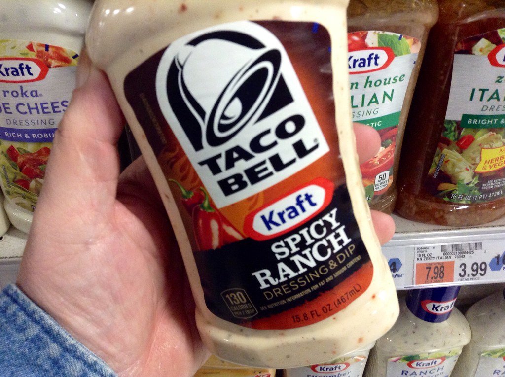 Taco Bell Fire Sauce Dressing and Dip