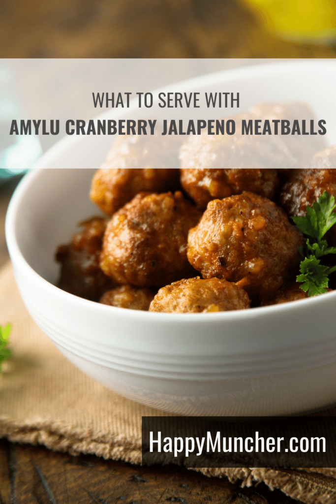 What to Serve with Amylu Cranberry Jalapeno Meatballs