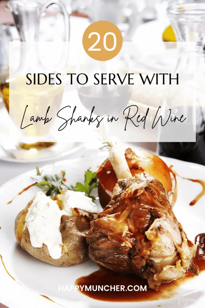 what to serve with lamb shanks in red wine