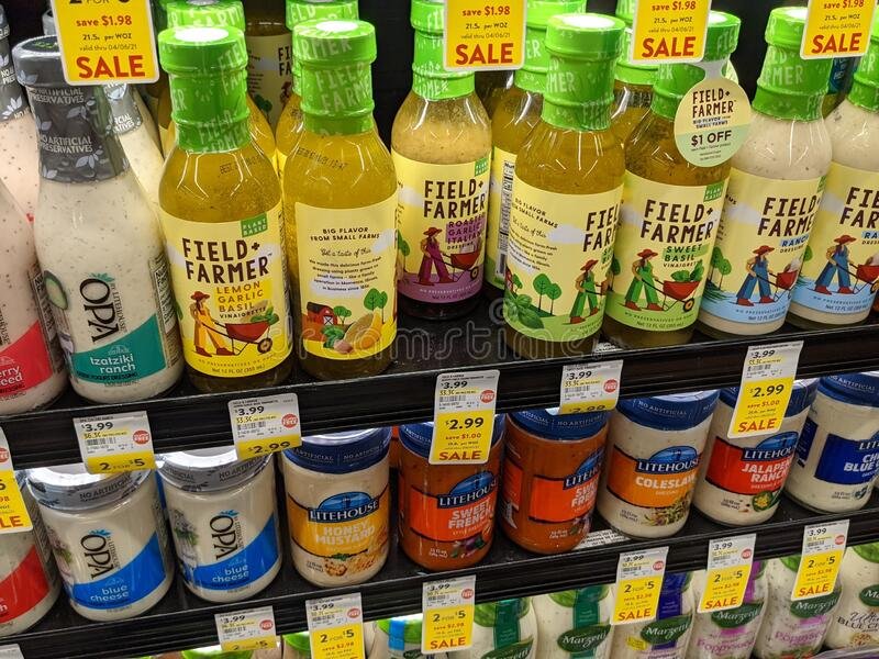 store-bought salad dressings