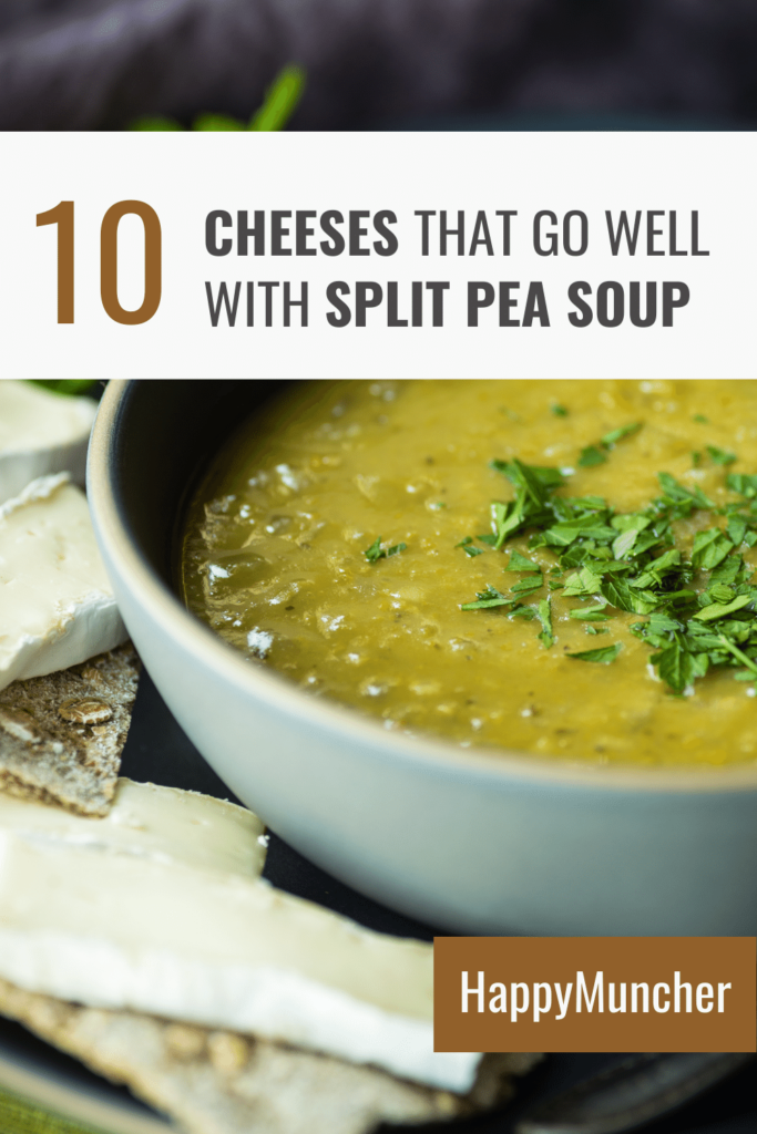 what cheese goes with split pea soup