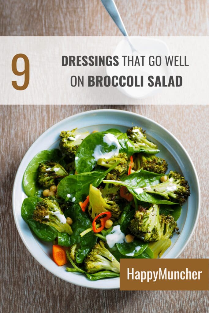 what dressing goes on broccoli salad