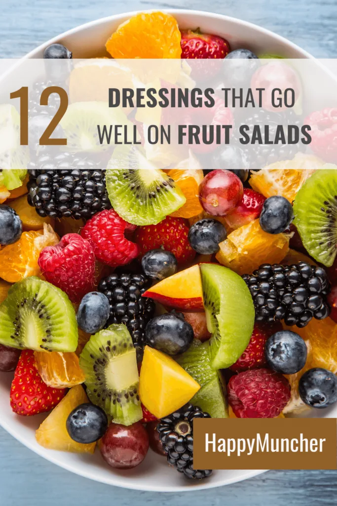 what dressing goes on fruit salad
