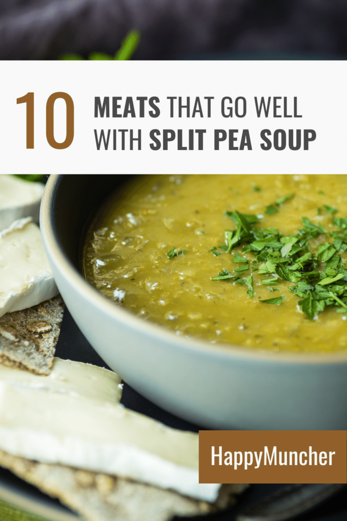 what meat goes with split pea soup