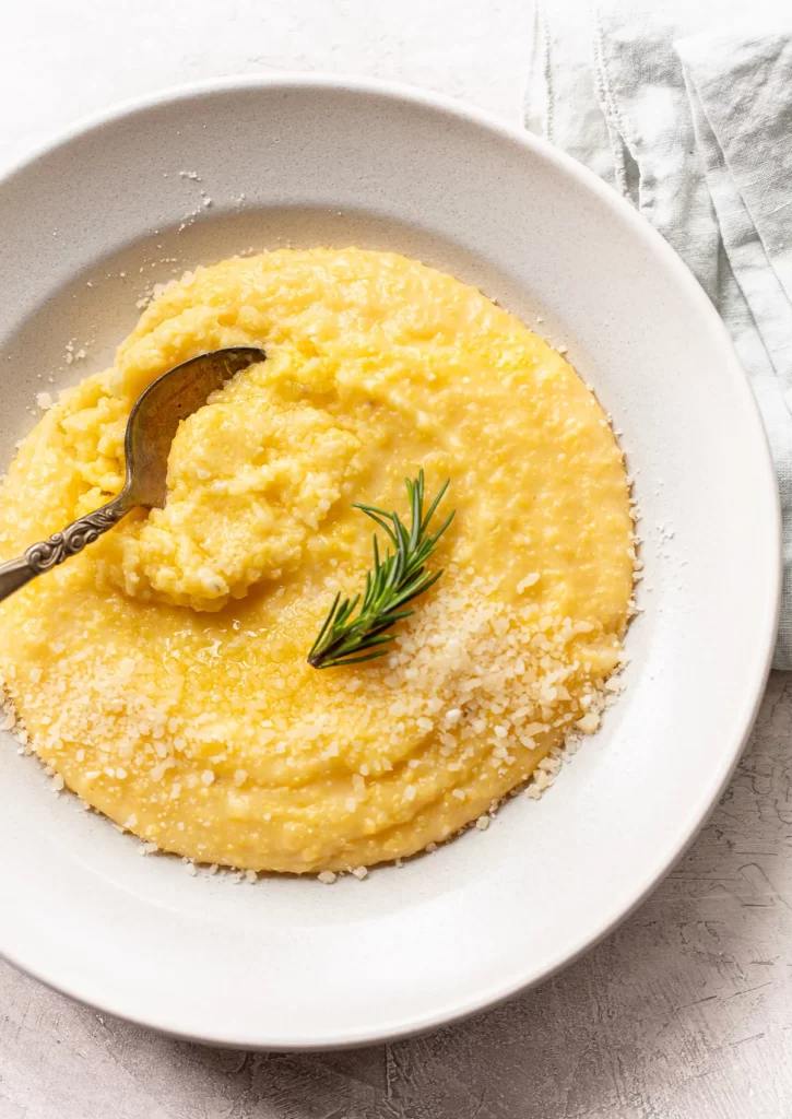 Creamy Polenta with Parmesan Cheese