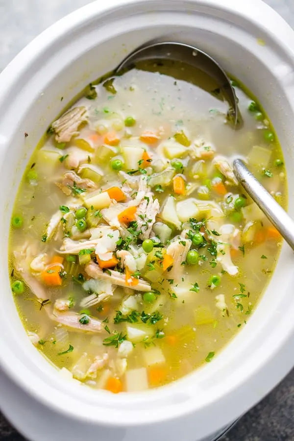 Crock Pot Chicken Vegetable Soup