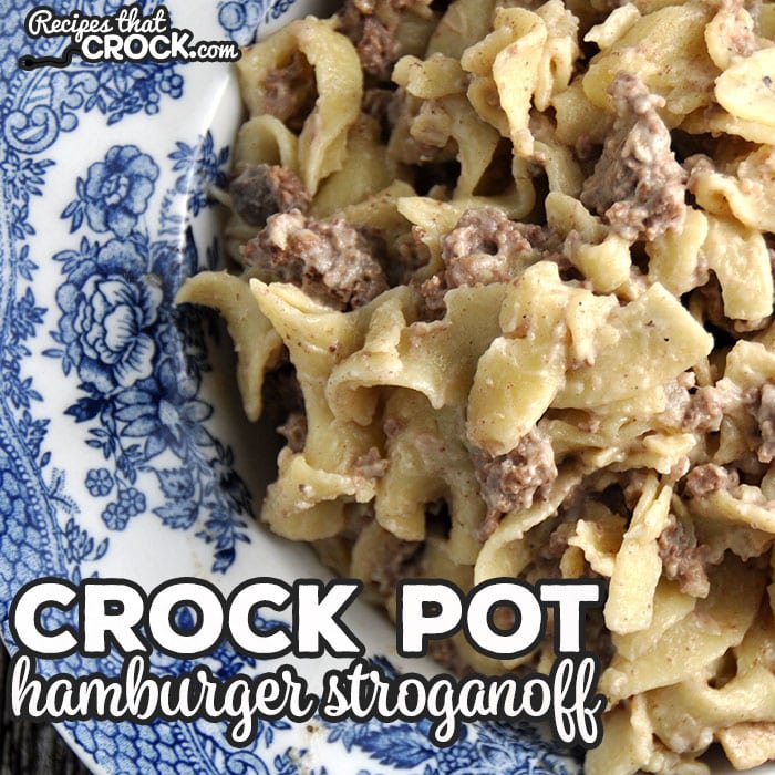Crock Pot Hamburger Stroganoff