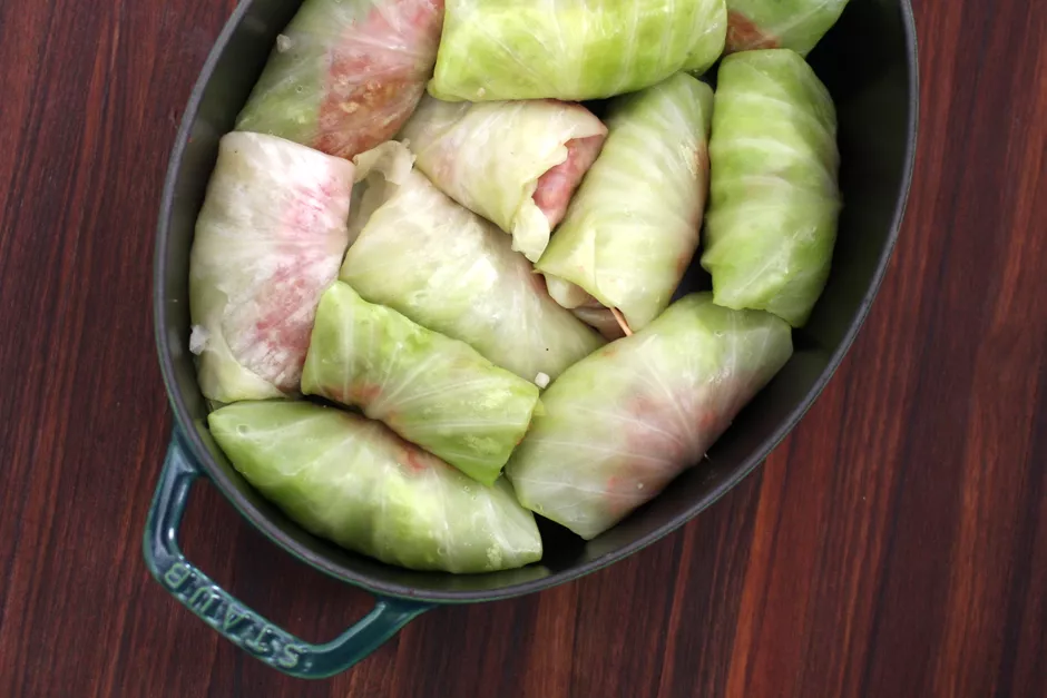 Crock Pot Stuffed Cabbage Rolls